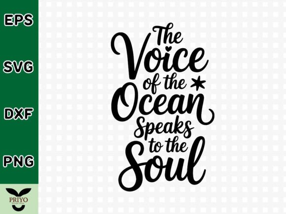 A Craft Graphic Asset: The Voice of the Ocean Speaks