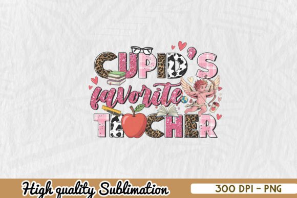 A Crafter's Review: Cupid's Favorite Teacher Sublimation PNG