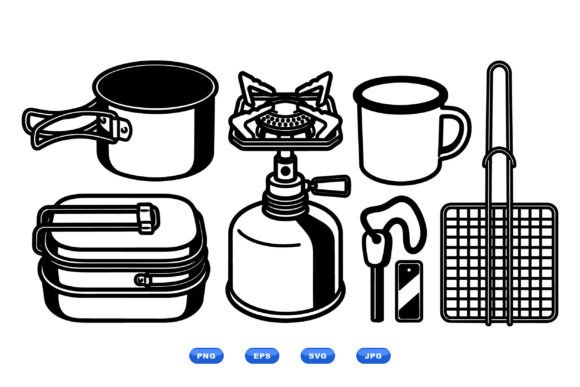 A Practical Review of Camping Cookware Clipart for Crafts & Graphics