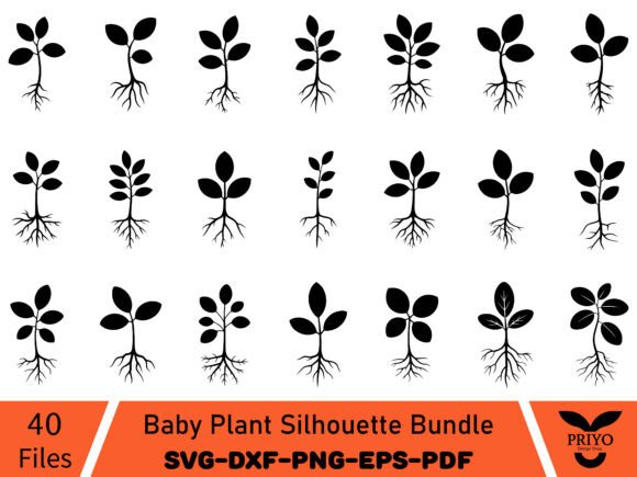 An SVG Bundle for Crafts: The Baby Plant Silhouette Review
