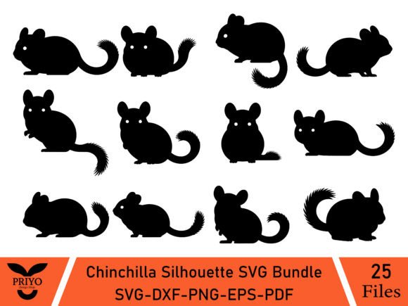 Crafting Elegance: A Chinchilla Silhouette SVG Bundle Review