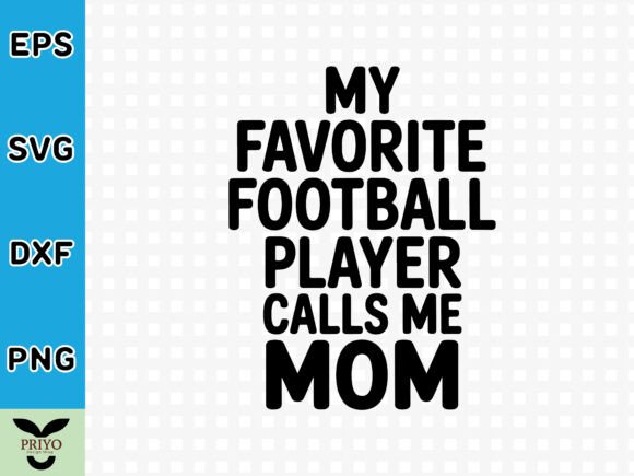 Football Mom Graphics for Craft-Based Local Brands
