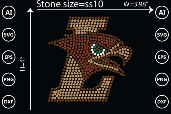 Logo Rhinestone Graphics for Real-World Crafts & Brands