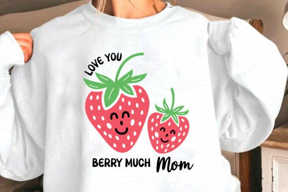 Love You Berry Much: A Playful Graphic for Crafts