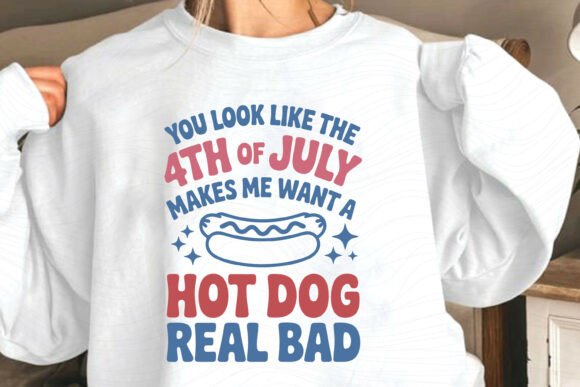 Reviewing a 4th of July Hot Dog Design for Crafts and Graphics
