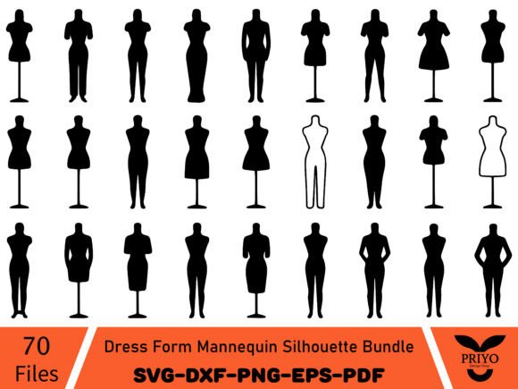 Reviewing the Dress Form Mannequin Silhouette Bundle