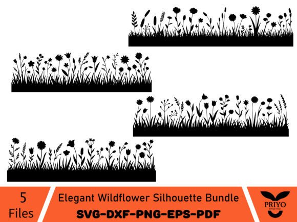 Reviewing the Elegant Wildflower Silhouette Bundle