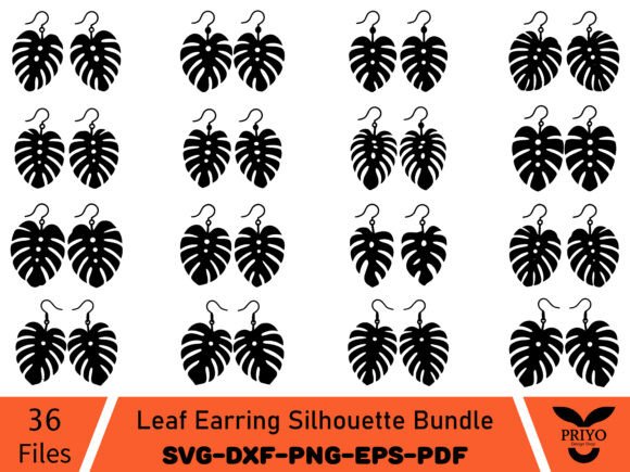 Reviewing the Leaf Earring Silhouette Bundle for Craft and Graphics Projects
