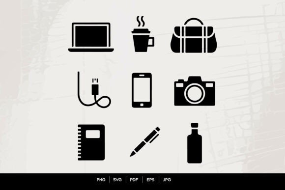Why This Travel Work Essentials Graphics Bundle is a Crafts Designer's Secret Weapon